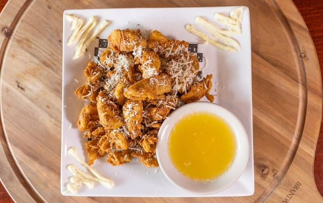 Fried Artichoke Hearts.
