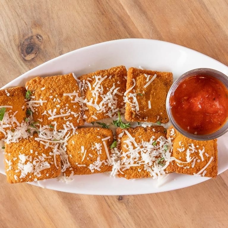 Savor our exquisite ravioli