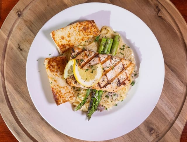 Atlantic Salmon Pasta.