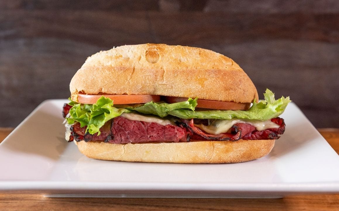 Hot Pastrami Sandwich.