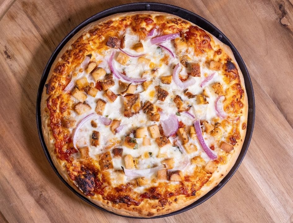 BBQ Chicken Pizza.